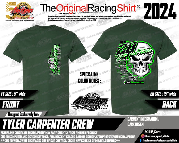 Dark Green Crew Shirt 2024