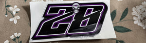 28 logo decal