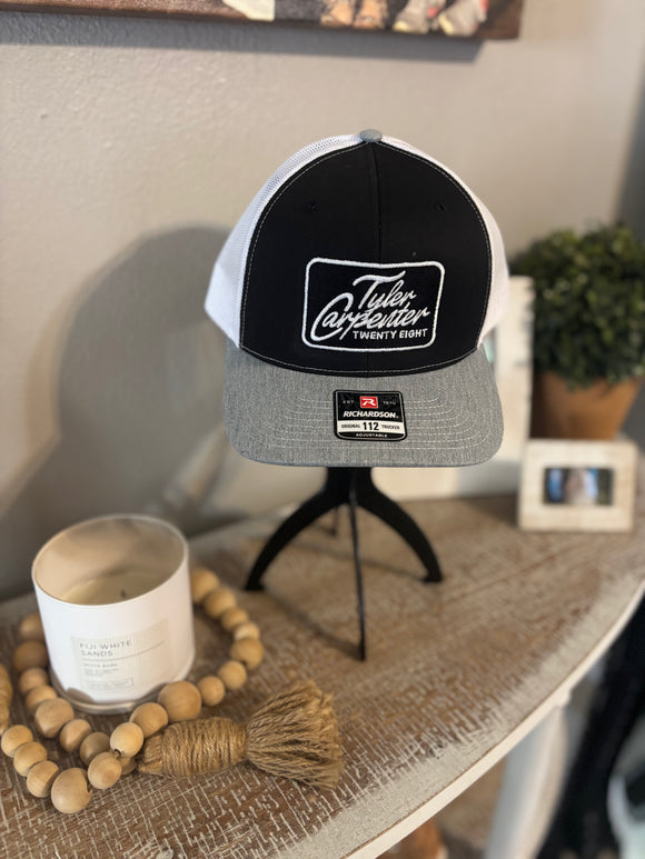 Grey/black trucker hat